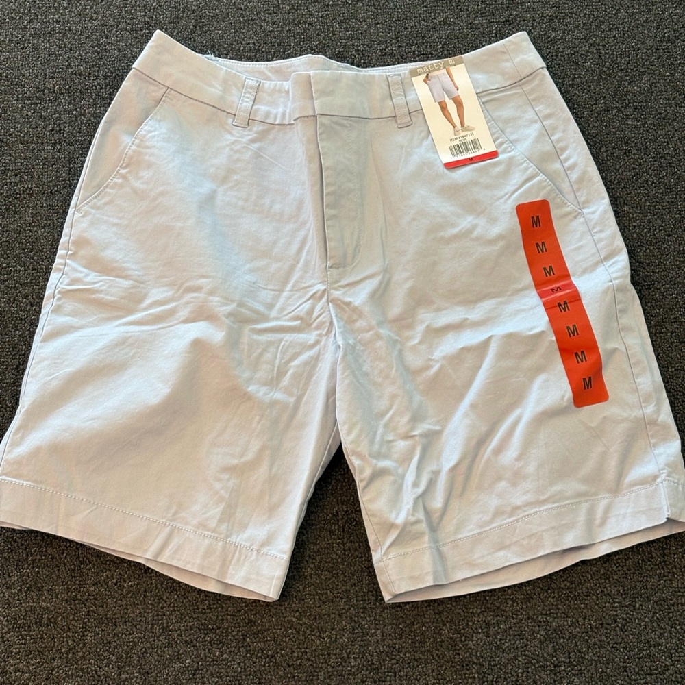 Women’s Matty M Cotton Shorts - Light Blue